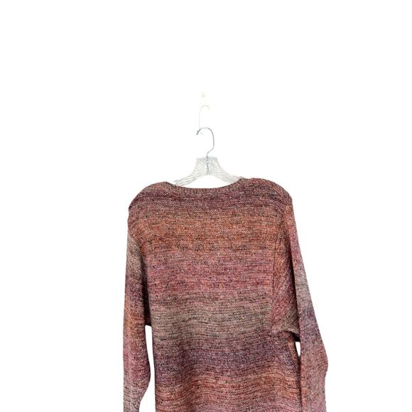 J. Jill Pure Jill Pink Basic Casual Cable Knit Crew Neck Sweater Size XS - Picture 7 of 11